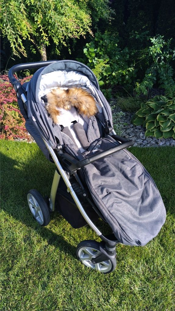 Wózek Espiro Next Silver Manhattan 2 w 1 gondola + spacerówka