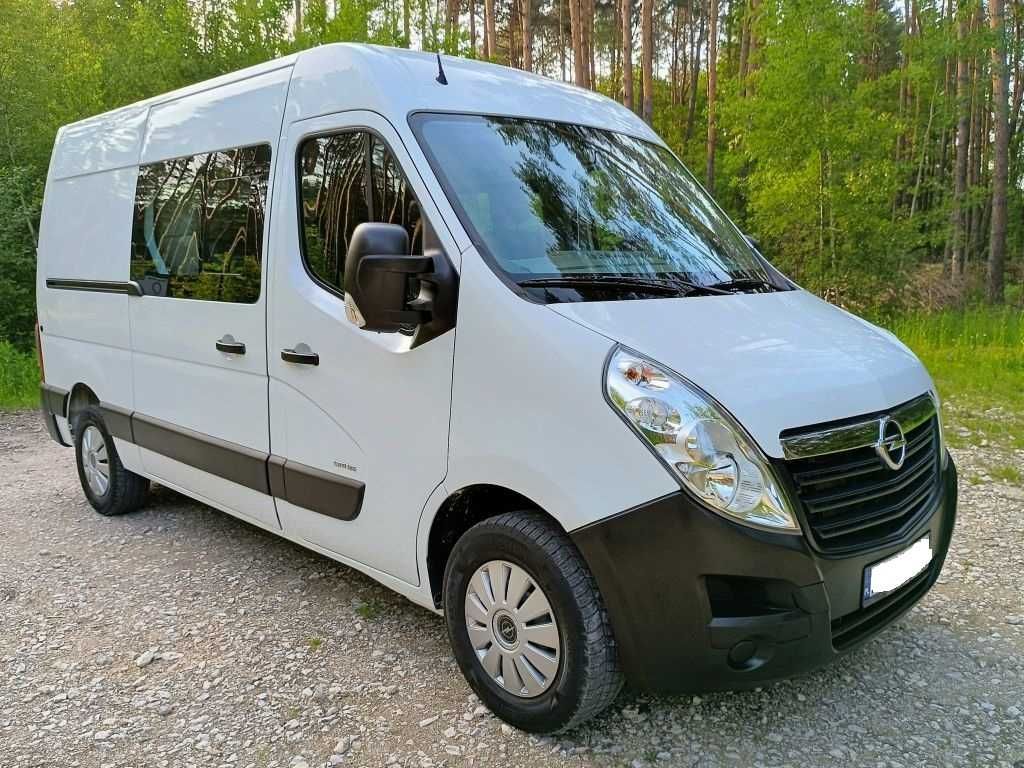 Movano 2,3 CDTI 125KM Dubel Kabina Brygadówka Klima L2H2 Zarejestrowan