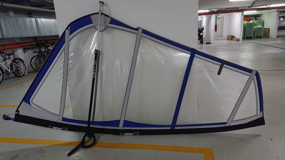 Deska windsurfing + żagiel + Bom+ wiosło  !