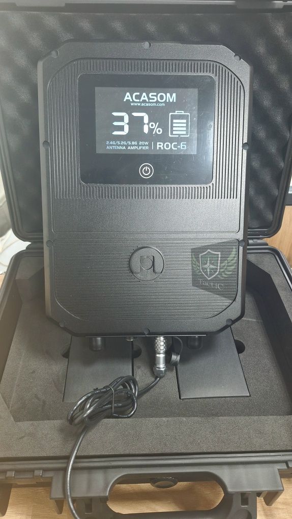 КОМПЛЕКТ: Антенна усилитель ACASOM ROC-6 N-TYPE с кабелями RG-8 10м.