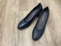 Buty damskie- czółenka skórzane Pitillos granatowe rozm. 40
