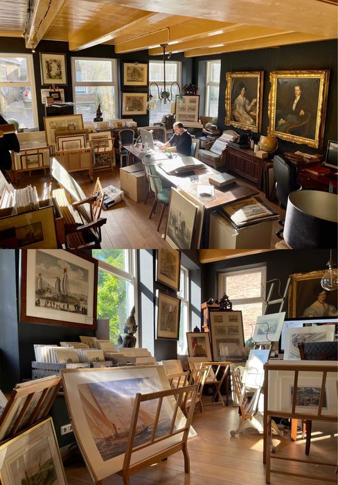 XVIII wieczny miedzioryt z Bachusem, wymiar 69cm x 99cm.