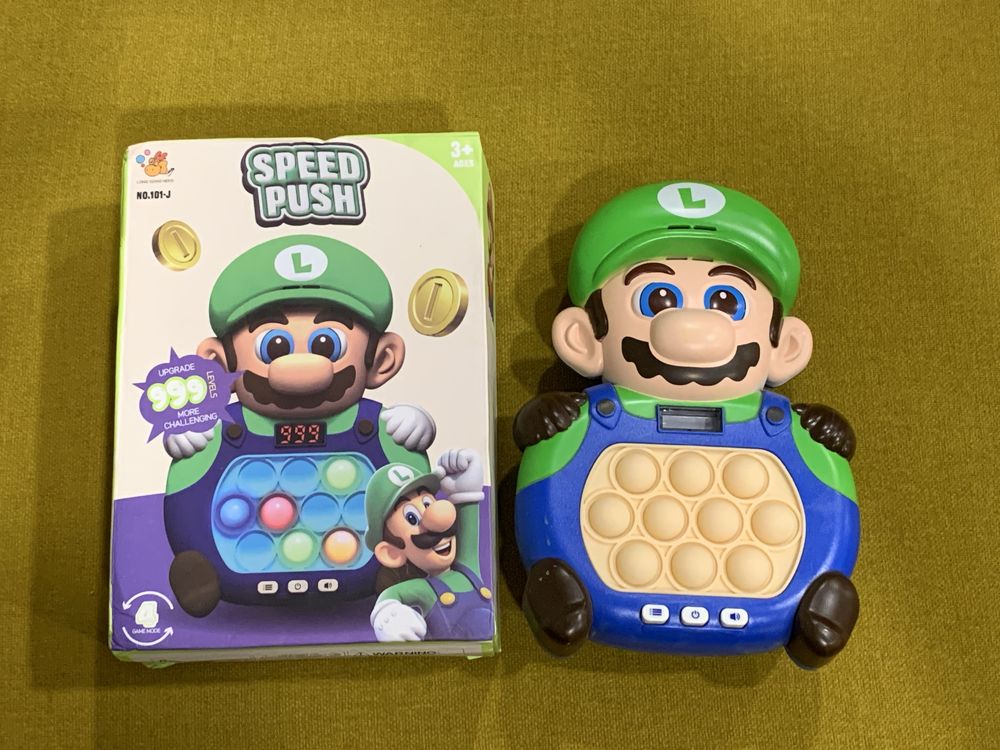 Gra pop it elektroniczny wyświetlacz Mario Luiggi nowa