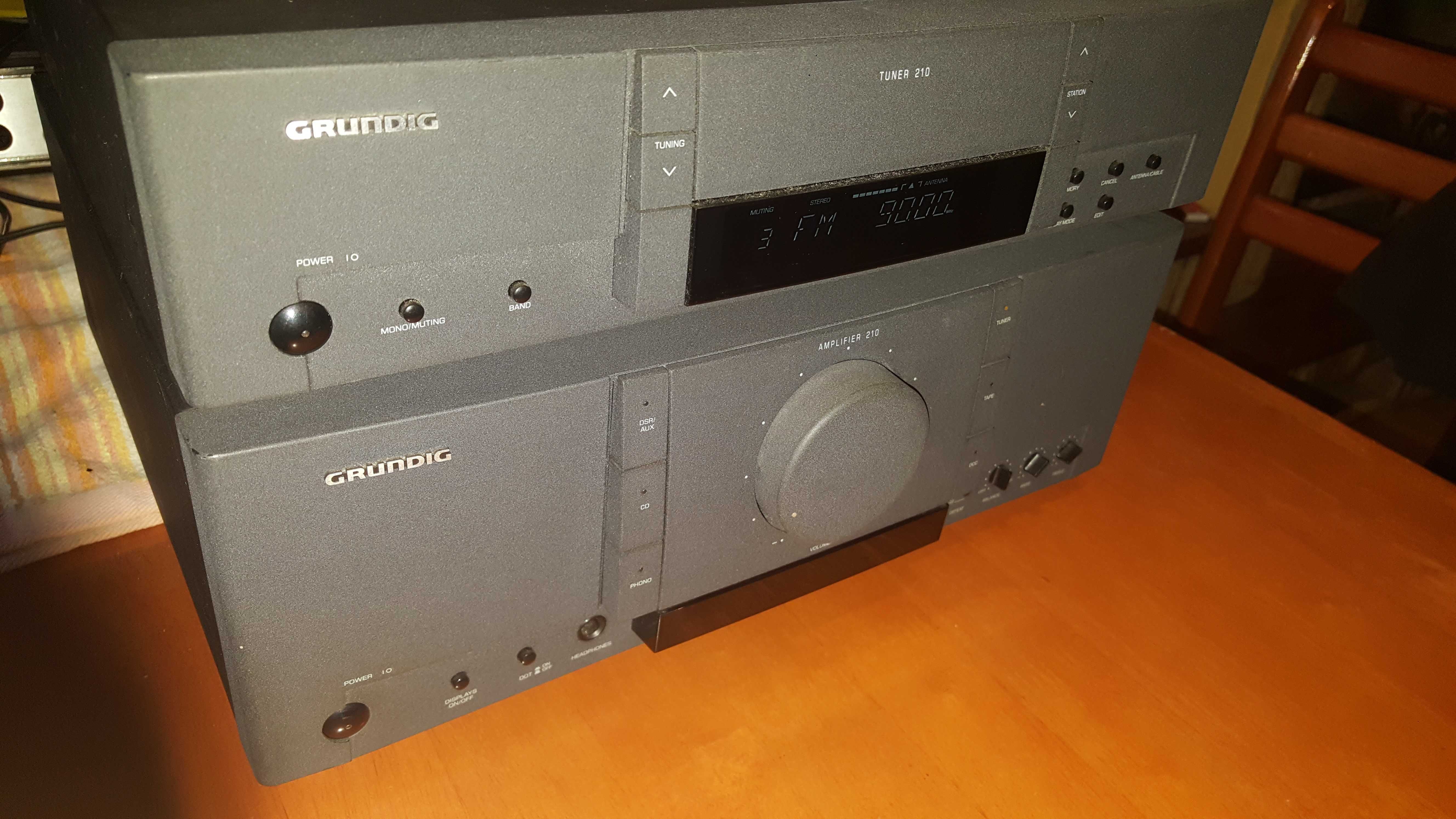 GRUNDIG 210 Zestaw wzmacniacz +tuner