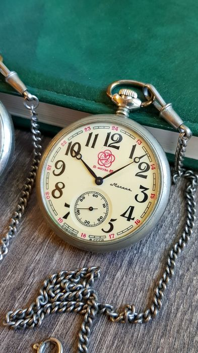 Годинник кишеньковий Молнія Часы Молния SERKISOF. Фестивальные. СССР