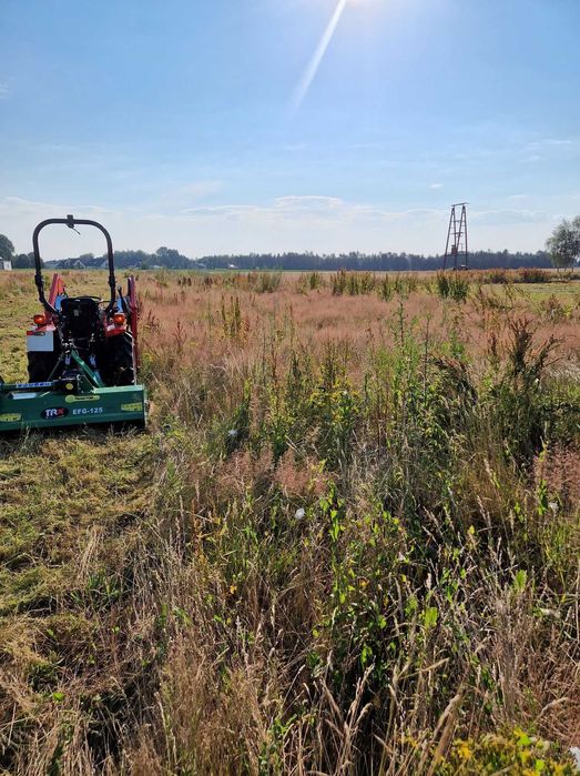 Usługi glebogryzarka separacyjna, kosiarka bijakowa, walec