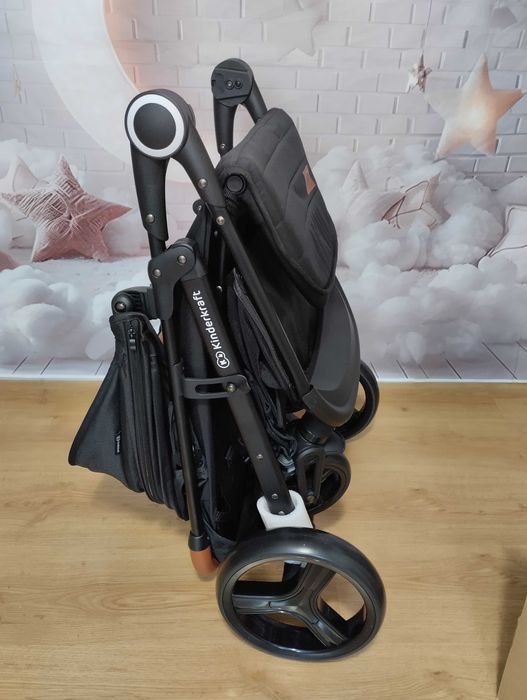 Wózek spacerowy Kinderkraft Grande spacerówka stylowa doo 22 kg duże k