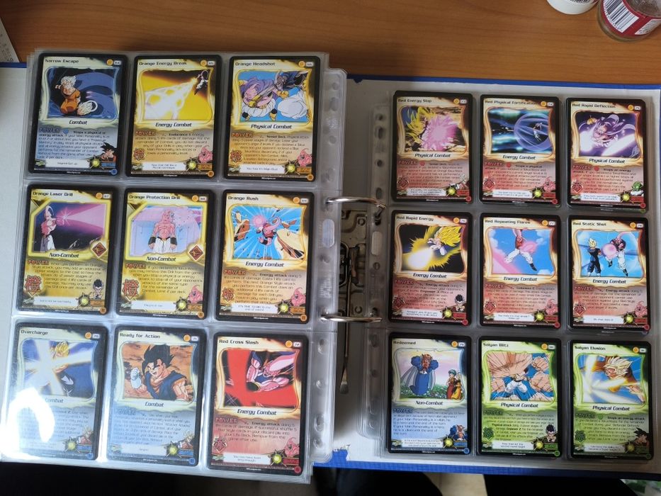 Karty Dragon Ball Z CCG SCORE kompletna Fusion saga 1-123.