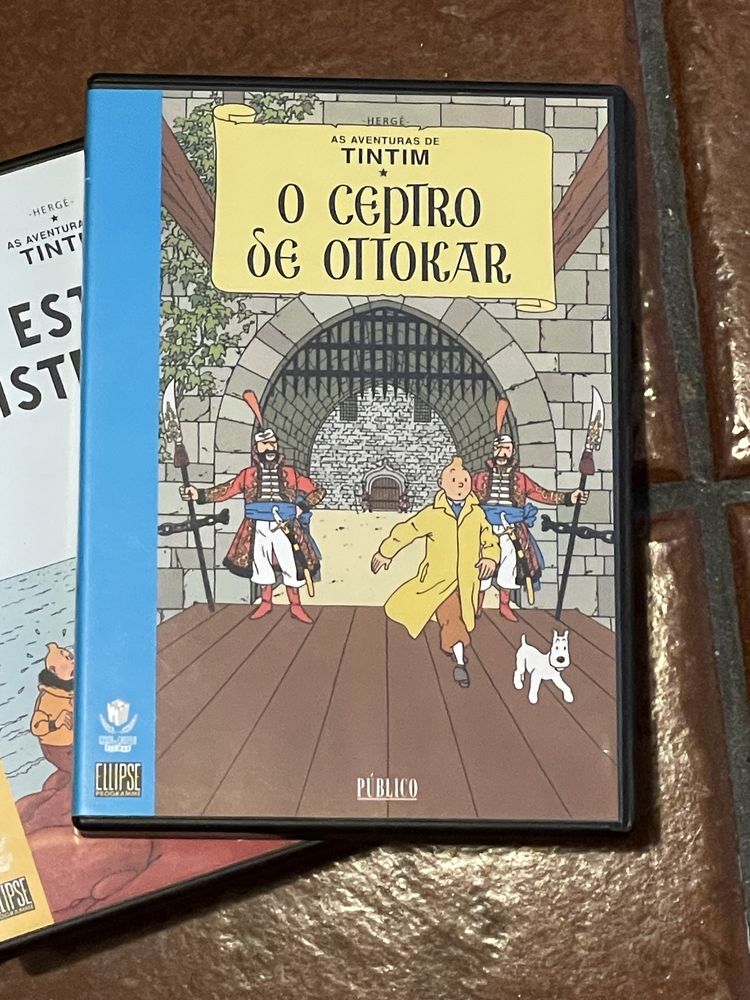 6 DVDs As Aventuras de Tintim