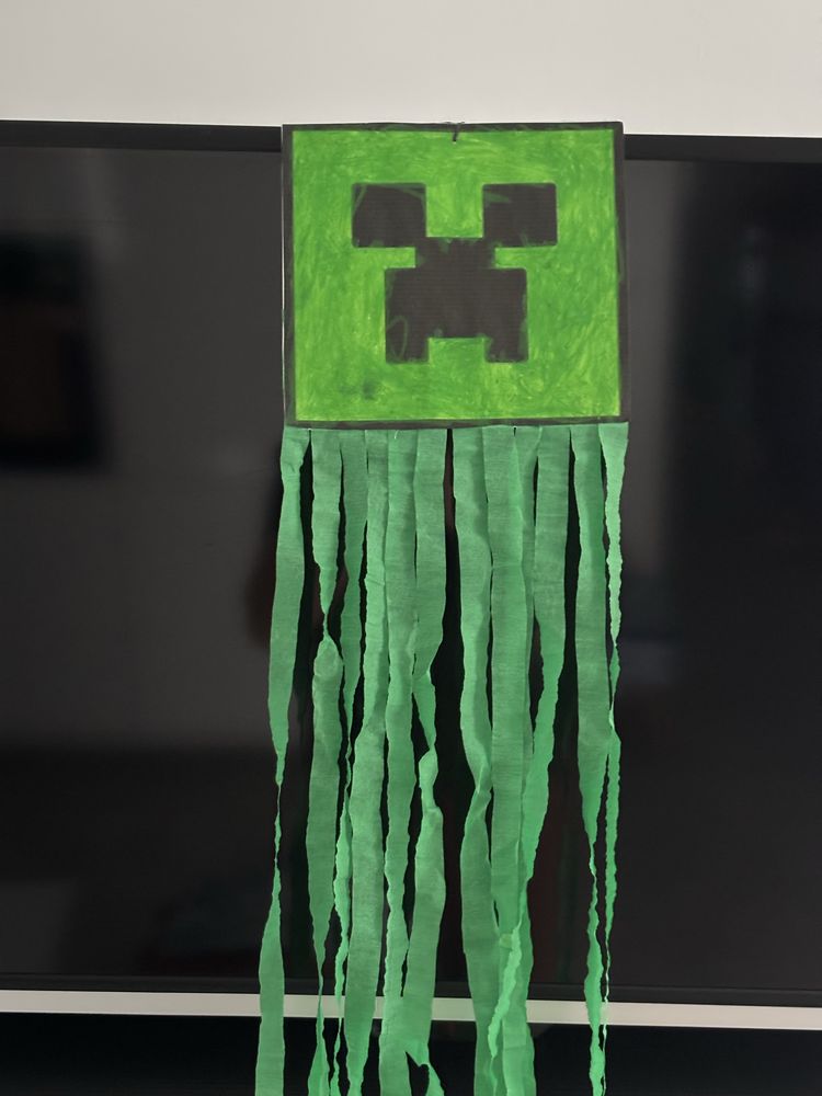 Sprzedam ozdoby minecraft handmade dekoracje urodzinowe