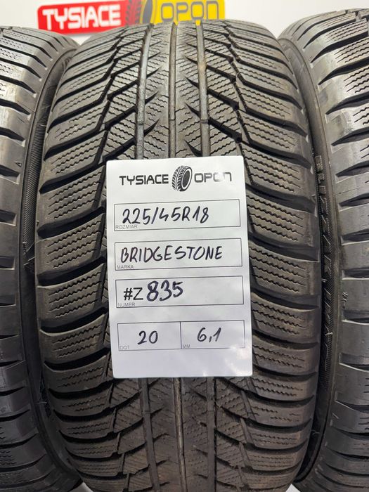 Opony Zimowe 225/45/18 Bridgestone Blizzak Komplet #Z835