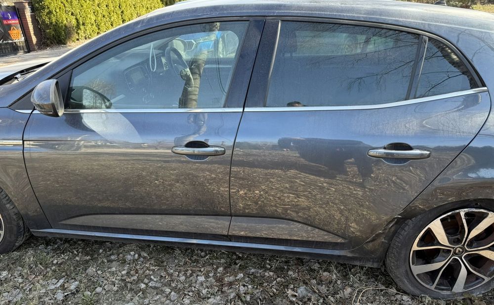 renault megane iv drzwi lewe tył kod lakieru tekpn
