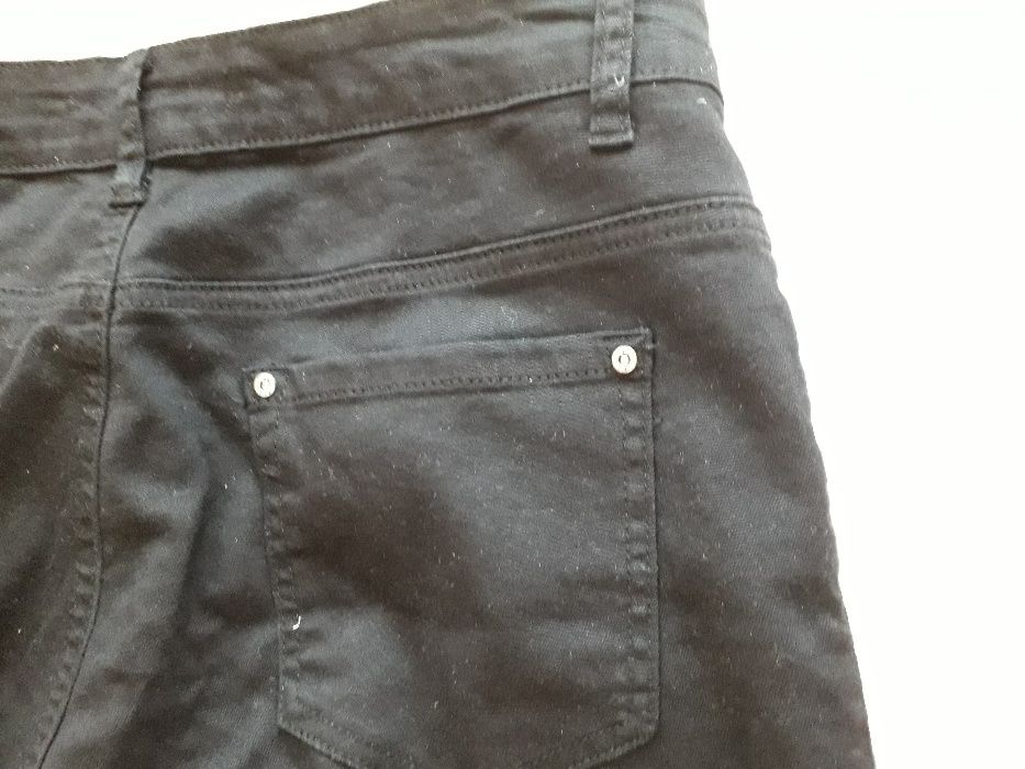 dżinsy, rurki jeansy okazja rozm 38 M czarne