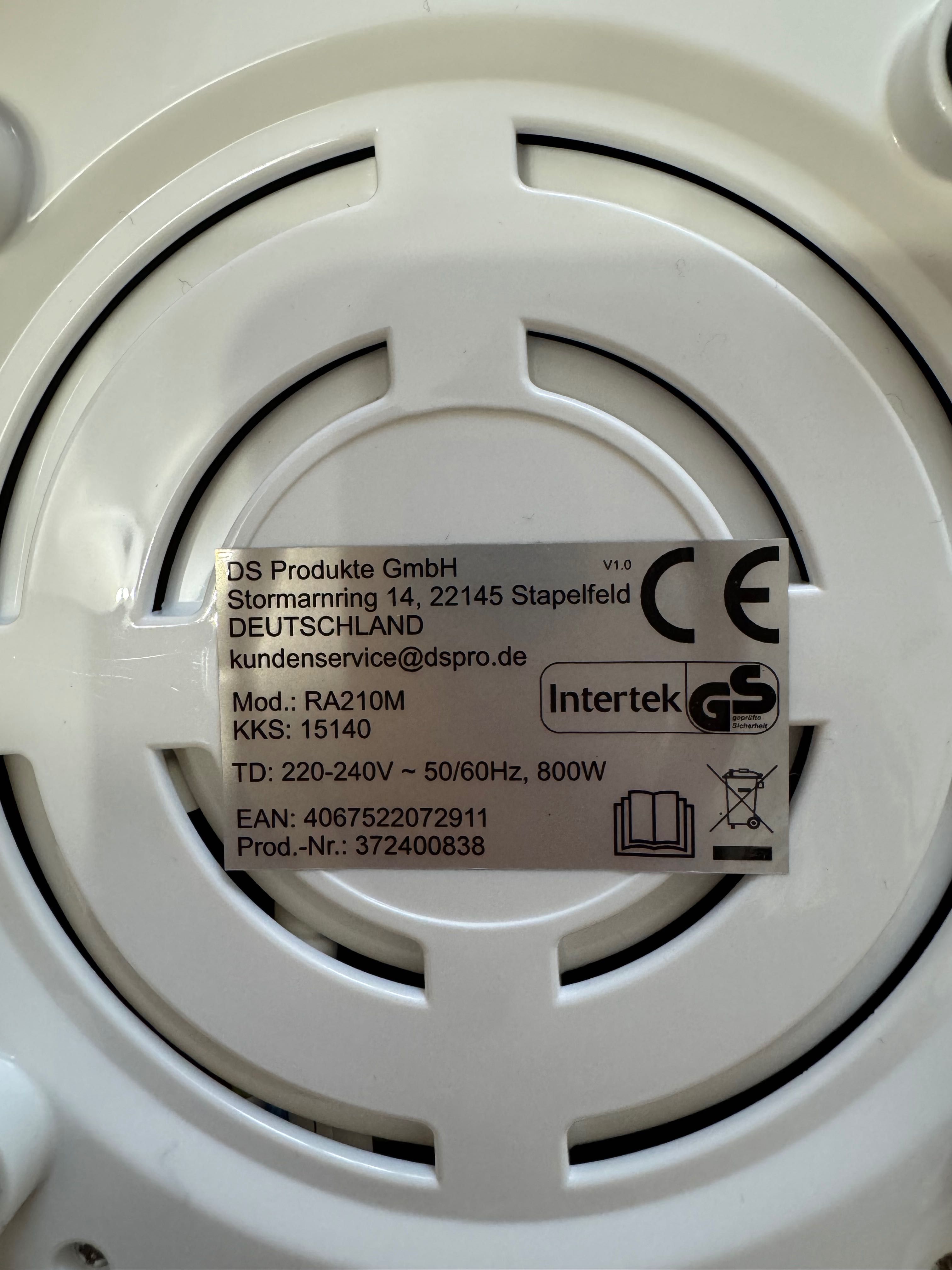 Frytkownica mała Gourmetmaxx RA210M 220V 800W