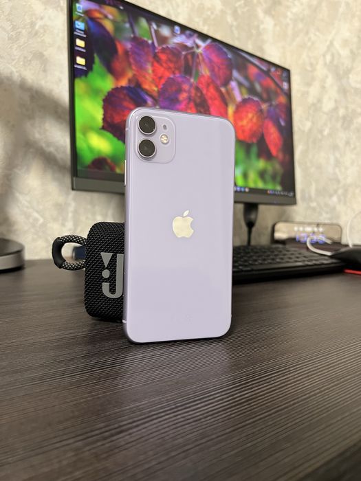 iPhone 11 128Gb • Идеал • АКБ 82% • Без ремонтов • Айфон