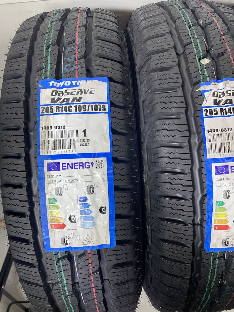 205r14C 205/80r14C Toyo Observe Van 109/107S