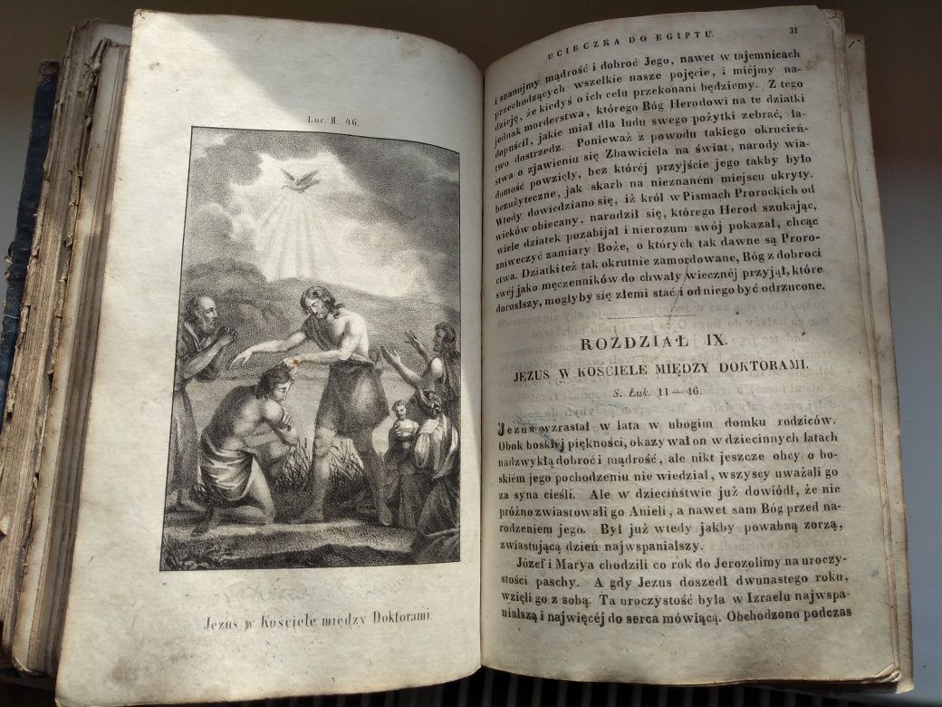 Pismo święte Dzieje Starego i Nowego Testamentu 1841r