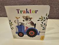 Czytanki układanki Traktor Wilga Książka dla dzieci Puzzle Pociąg
