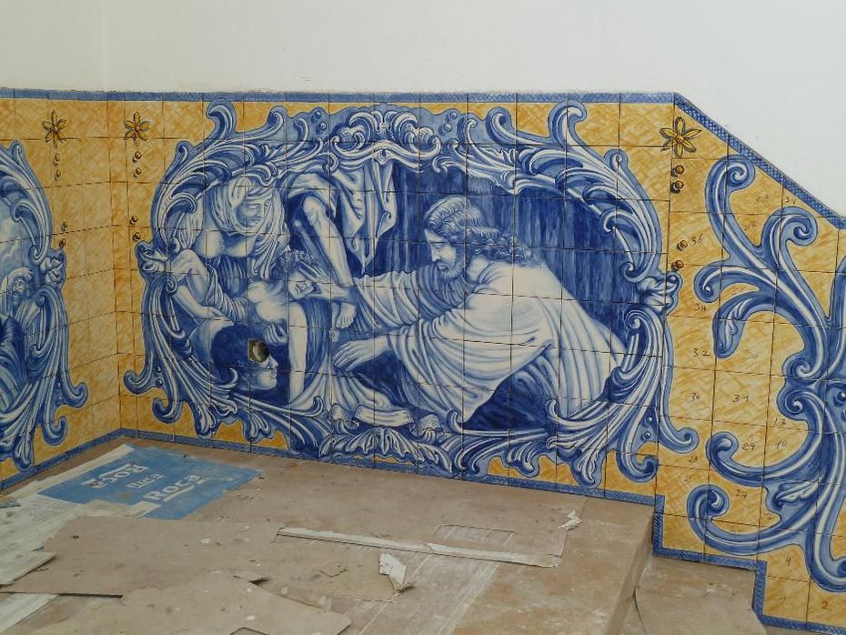 Paineis em azulejo pintado à mão para Capelas e Igrejas