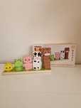 Montessori drewniany sorter klocki