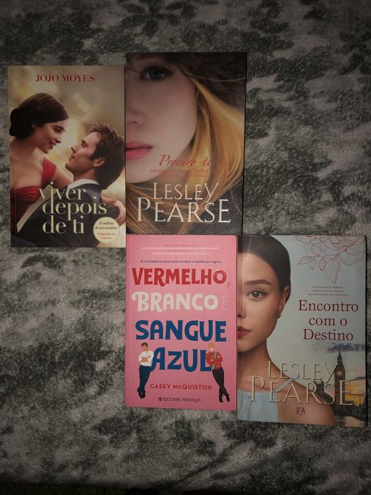 Conjunto de 4 Livros excelente estado