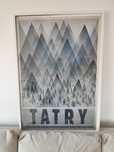 Plakat Tatry z ramą