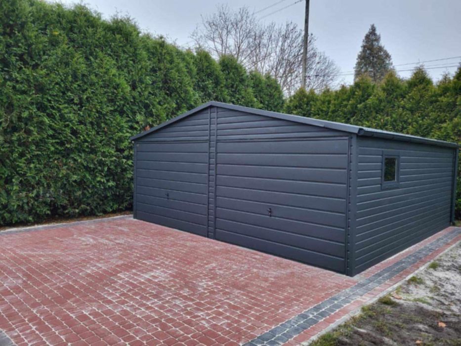 Garaż blaszany 4x6 6x5 6x5,80 6x6 7x6 8x6 9x5 9x6 - PRODUCENT Premium!