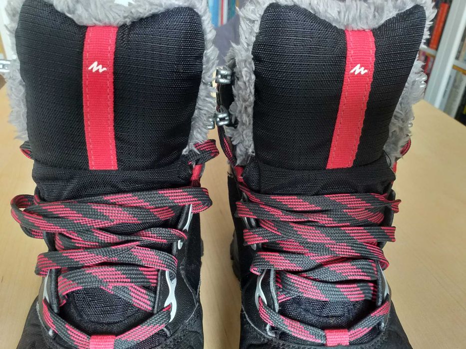 Buty turystyczne damskie Quechua SH500 mountain Mid wodoodporne