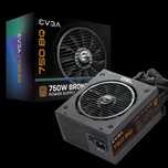новий блок живлення EVGA 750 BQ (110-BQ-0750) 750W Bronze)