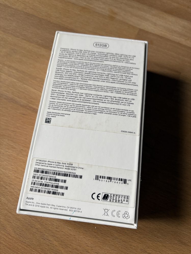 Iphone XS MAX 512GB gold