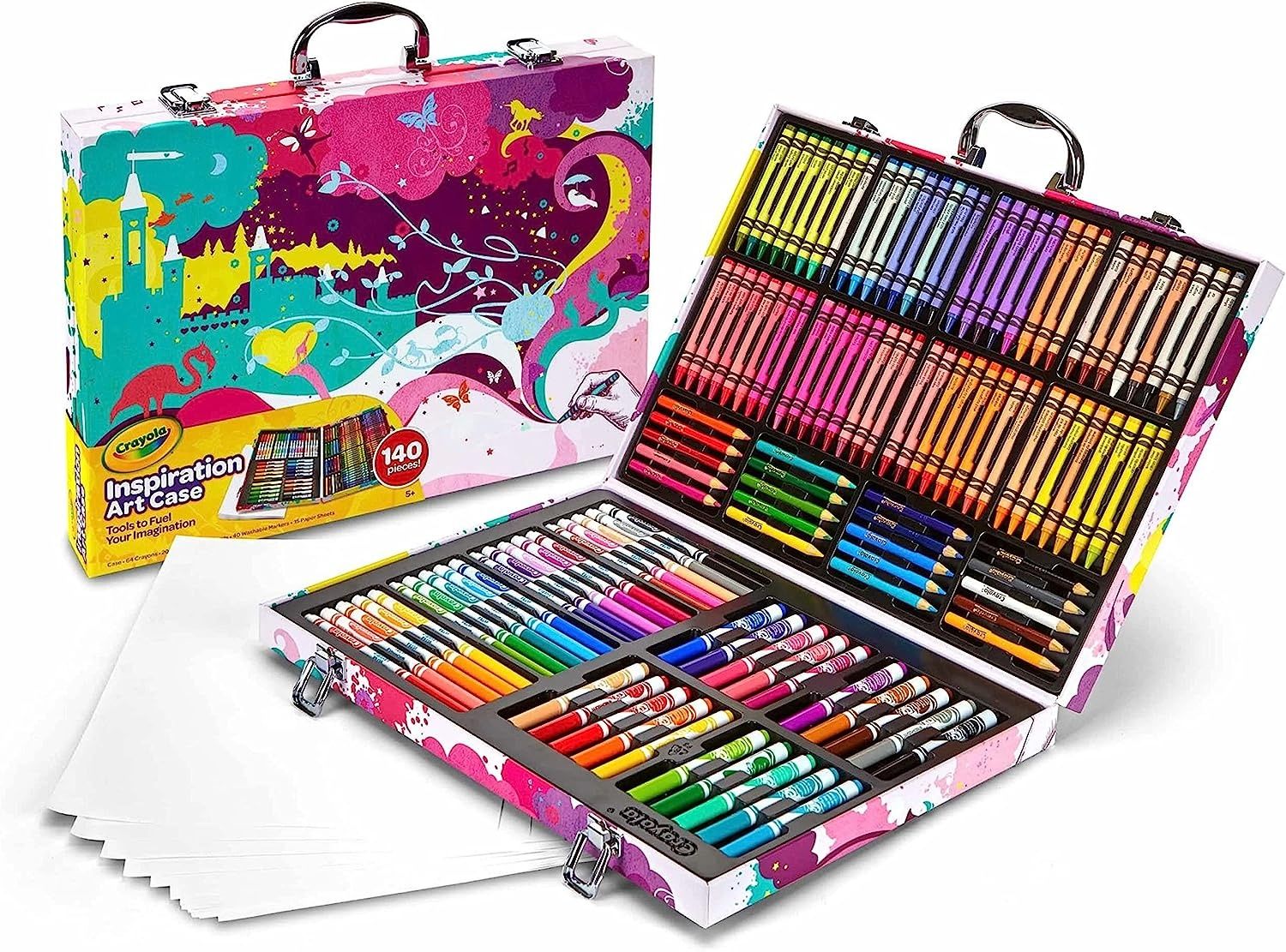Crayola Inspiration Art Case Набір для малювання Крайола Crayola 140 п