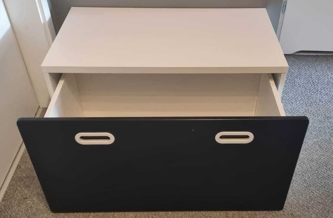 Szafka z szufladą Ikea Smastad - stan bdb. Czarny front.