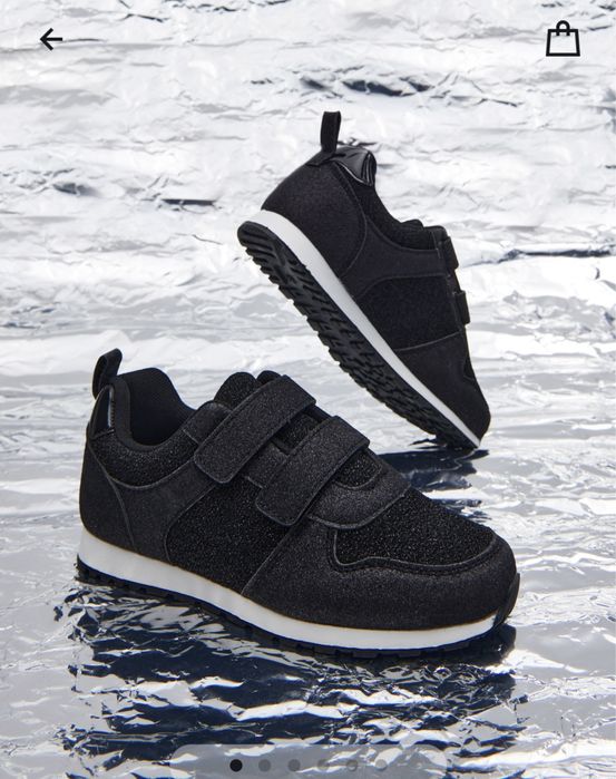 Sneakersy dziewczęce rozmiar 30 brokat