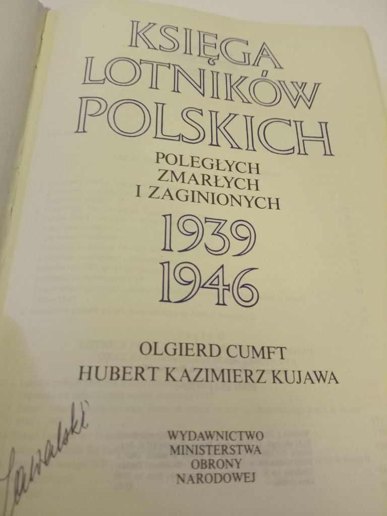Księga lotników polskich -  Olgierd Cumft
