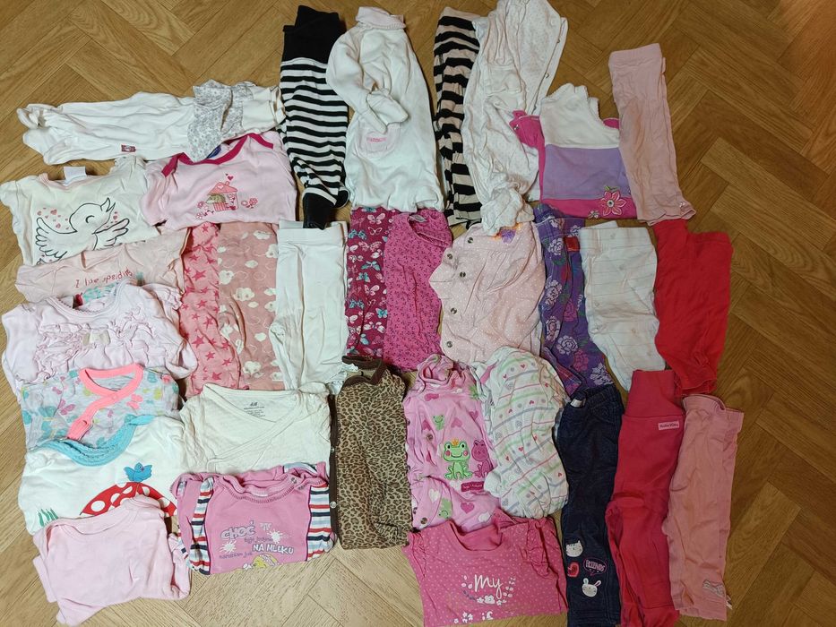 Paka ubrań sprzedam dziewczynka 62