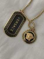 Versace łańcuch bransoletka łańcuch Bracelet neckles  zloty