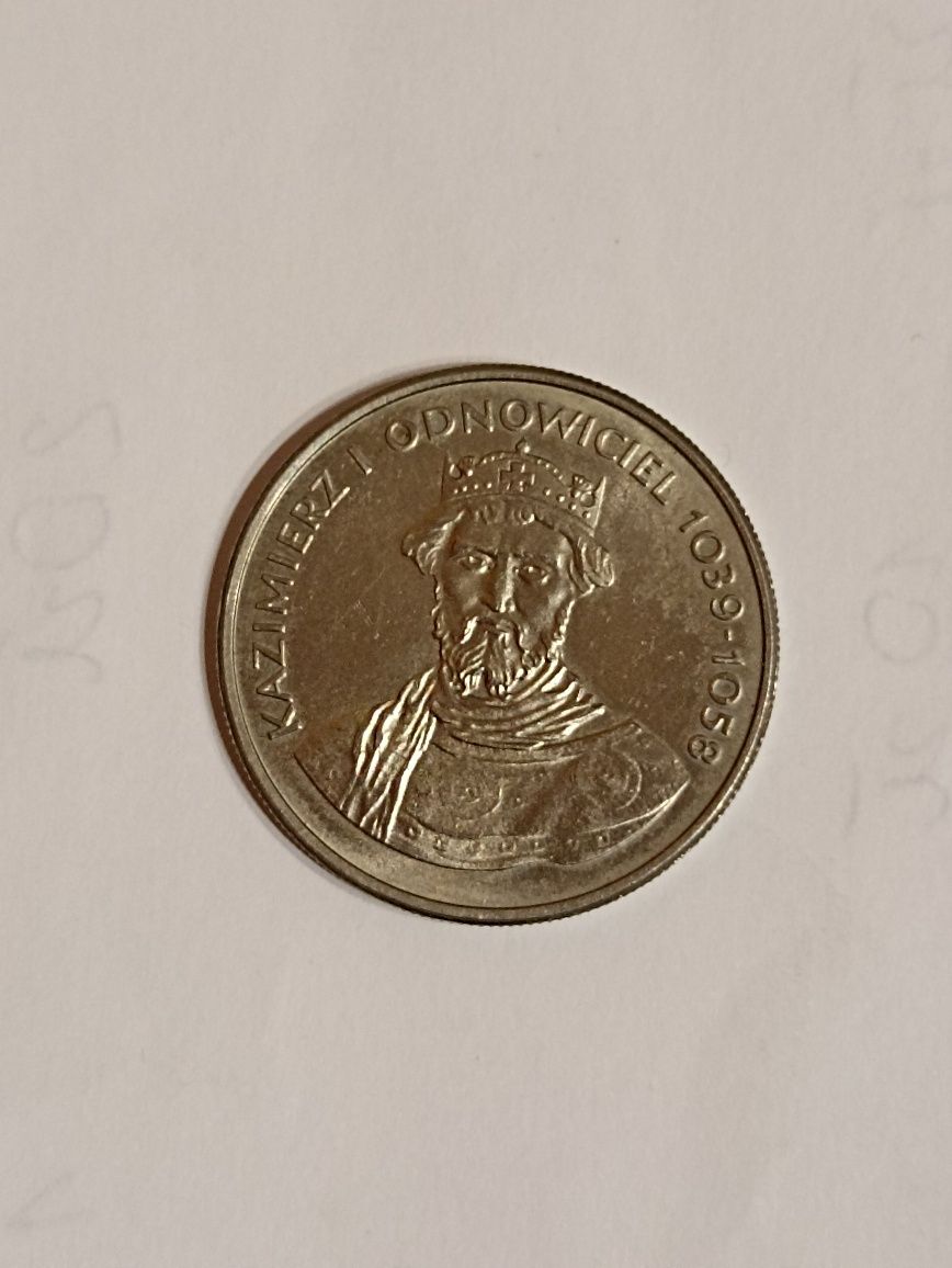 Moneta PRL 50zł Kazimierz I Odnowiciel rok 1980