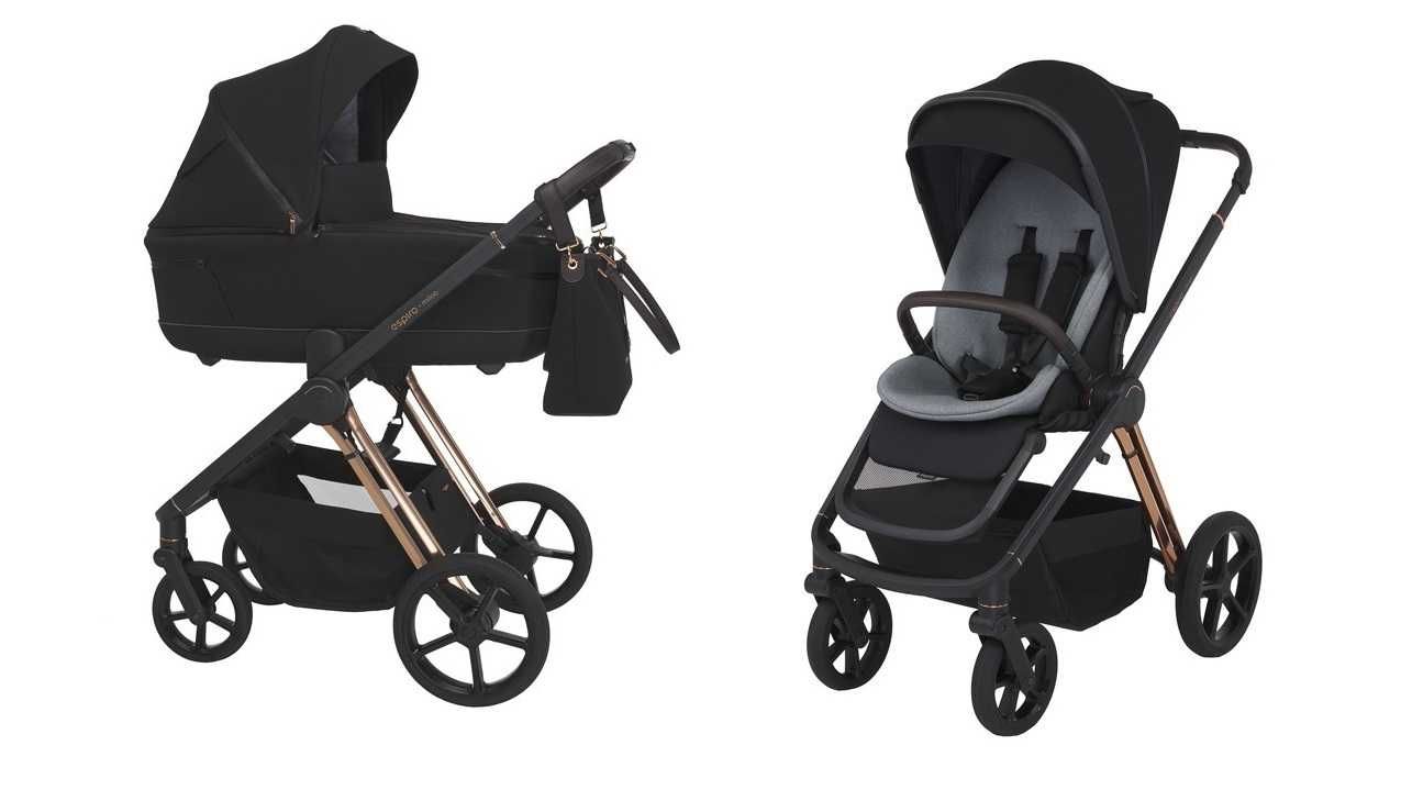 Espiro Miloo 4w1 wózek+Maxi Cosi Pebble 360 Pro+baza FamilyFix 360 Pro