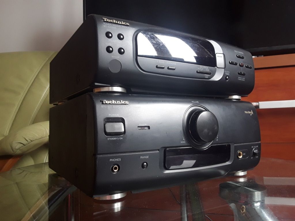 TECHNICS x 2: wzmacniacz SE-CH505A tuner/procesor dźwięku ST-CH505