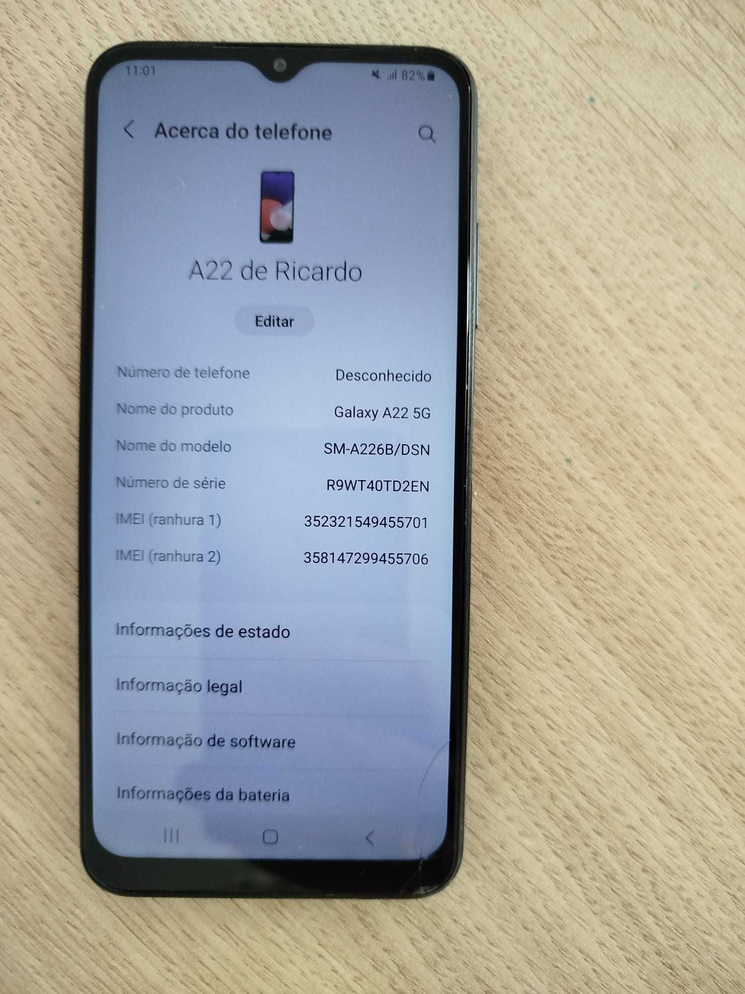 Samsung A22 - 50 euros