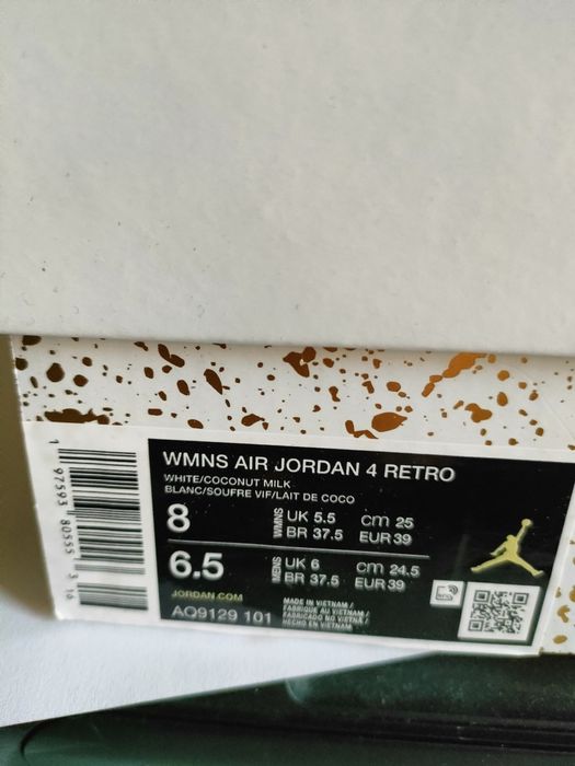 Buty Nike air jordan 4 sulfur 39