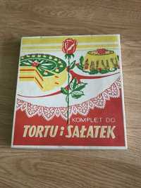 Komplet do tortu i salatek