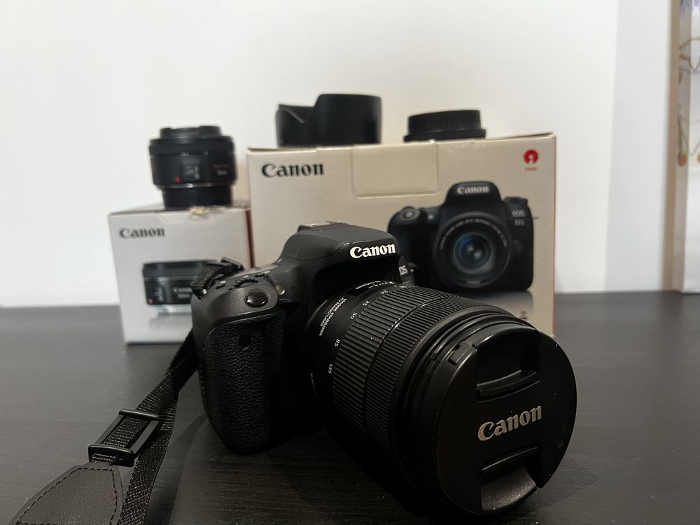 Canon 77D + 18-135mm USM + 50mm