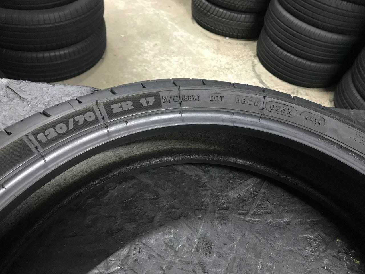 Мото шини б/в 120/70 R17 Michelin Pilot Road 4 (1928М)