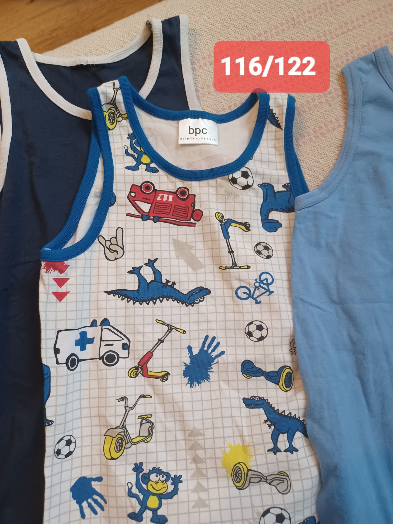 Paka ubrań na lato chłopiec 116/ 122