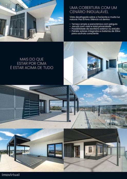 T4 Duplex Luxo, c Terraço Panorâmico, Jacuzzi, jtº Forúm Almada