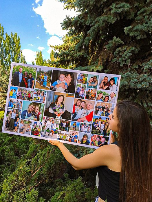 Друк фото на полотні різних форматів