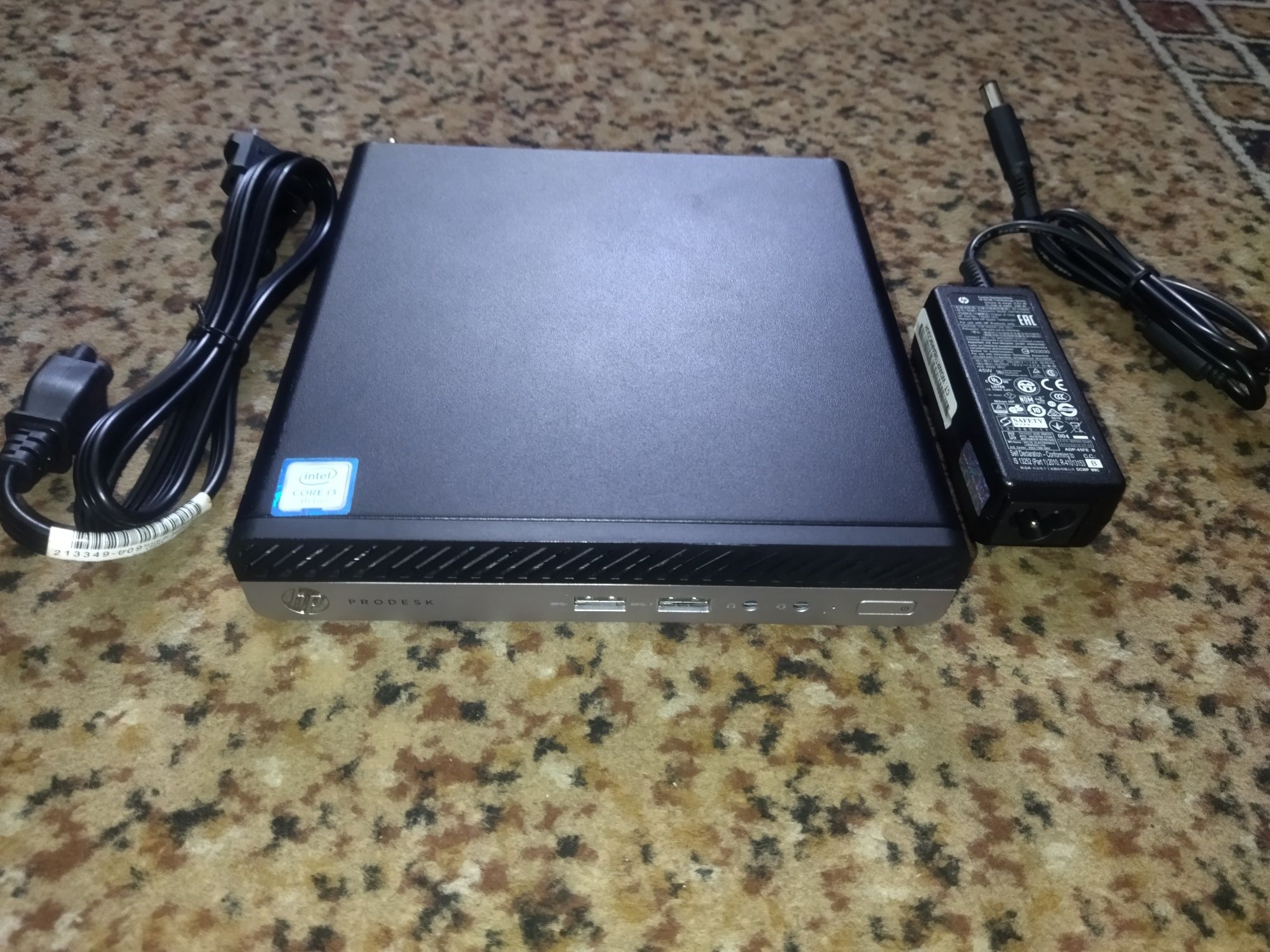 Mini PC i3-7100t.HP 400 g3.DDR4 8gb,HDD 500gb.WiFi Bluetooth.Windows10