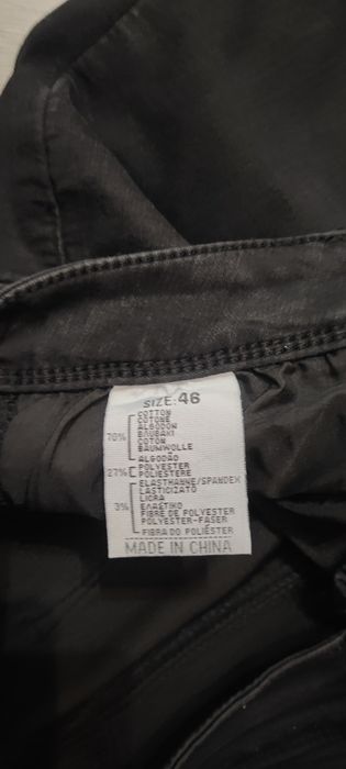 Spodnie jeansowe czarne rozmiar 46.