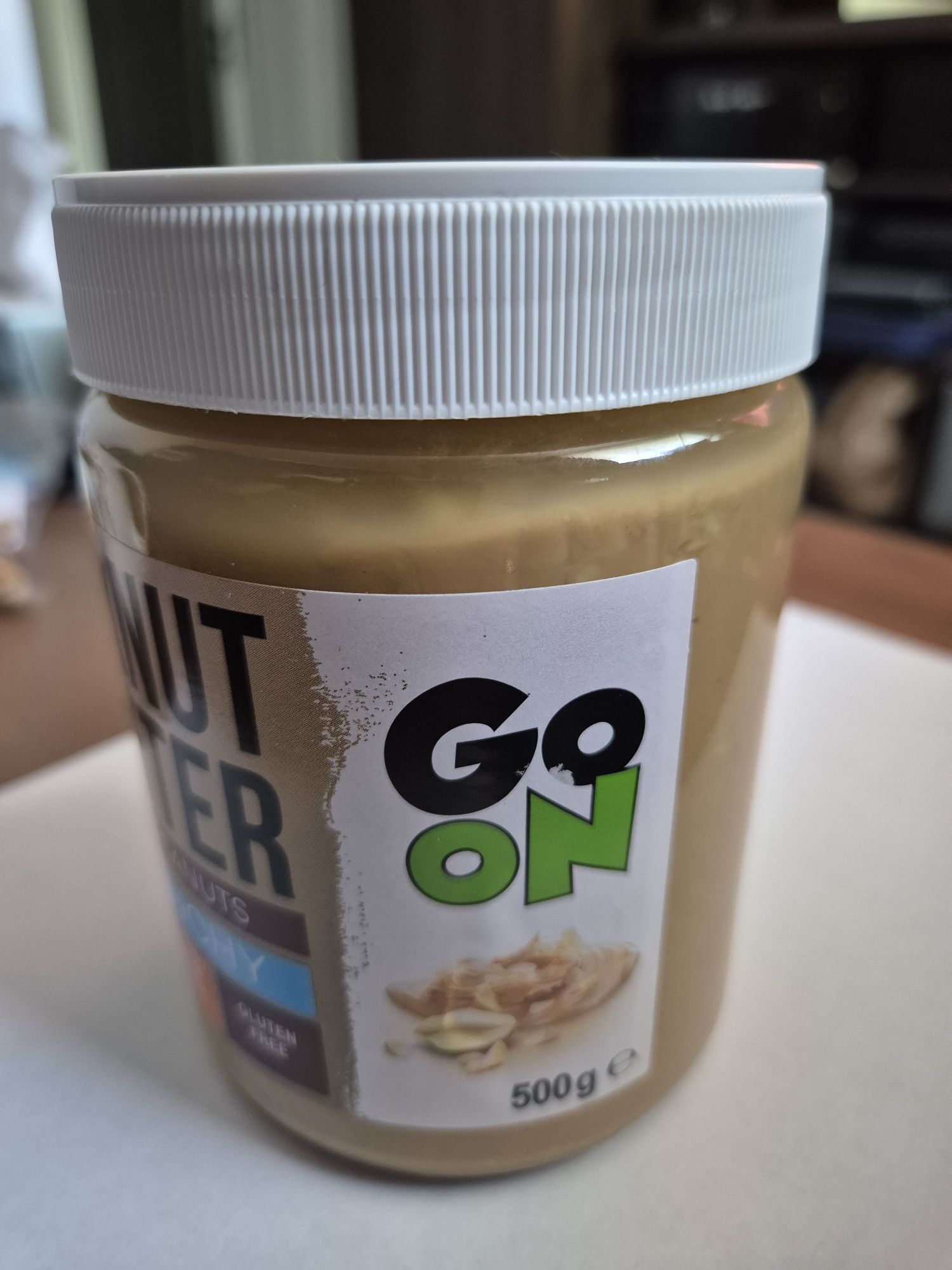 GO ON Peanut Butter Crunchy Nowe Masło Orzechowe